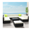 10Pc Outdoor Furniture Sofa Set Wicker Garden Patio Lounge