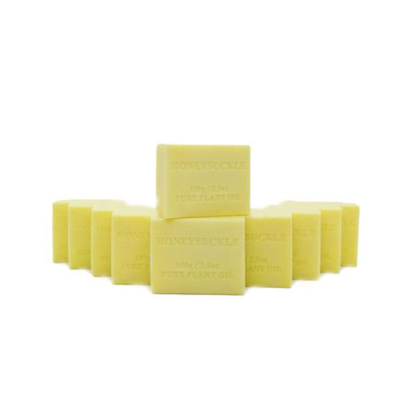 10 Pcs 100G Plant Oil Soap Honeysuckle Scent