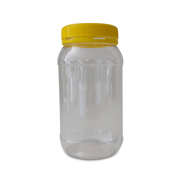 10 Pcs 1Kg Plastic Honey Clear Food Grade Round Containers