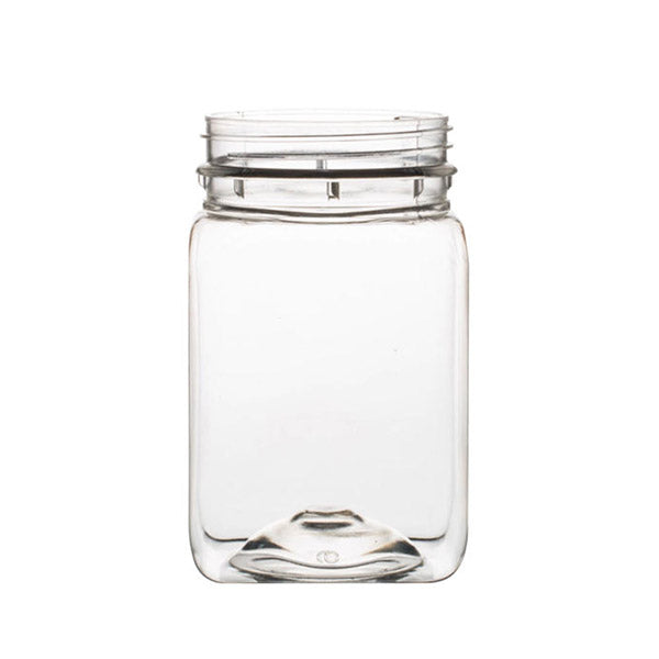 10 Pcs 250G Plastic Honey Clear Food Grade Square Containers