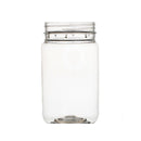 10 Pcs 500G Plastic Honey Clear Food Grade Round Containers