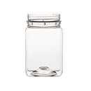 10 Pcs 500G Plastic Honey Clear Food Grade Square Containers