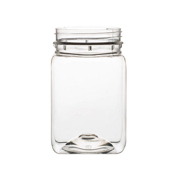 10 Pcs 500G Plastic Honey Clear Food Grade Square Containers