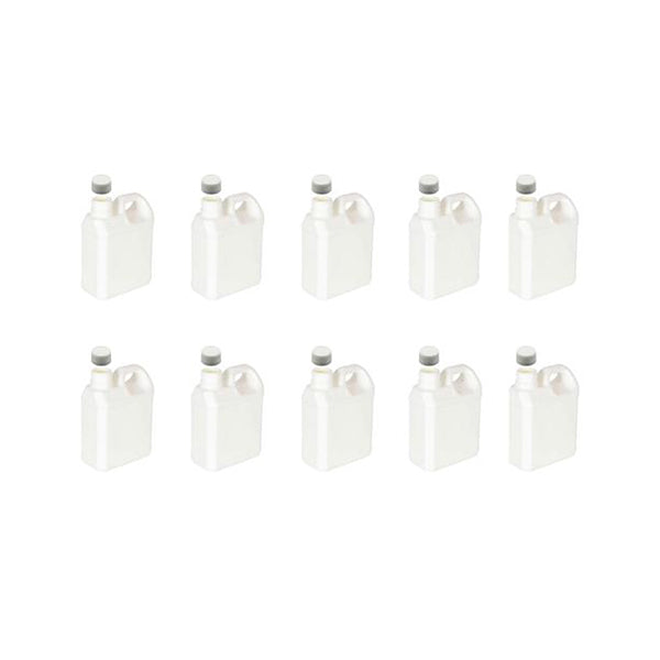 10 Pcs 5L White Hdpe Plastic Bottle Empty Dangerous Goods