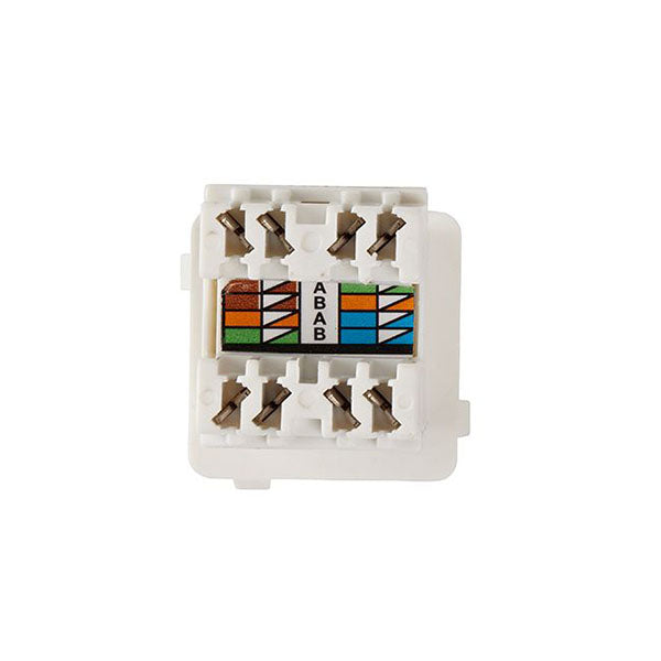 10 Pcs Australian Style Cat 6 Jack Universal Termination White