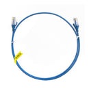 10Pcs Cat 6 Ultra Thin Lszh Ethernet Network Cable Blue