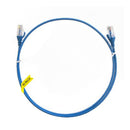 10Pcs Cat 6 Ultra Thin Lszh Ethernet Network Cable Blue