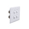 10 Pcs Elegant Wall Switch 4 Gang 250V 16A Horizontal