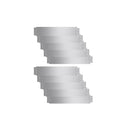 10 Pcs Lawn Fence Set Galvanised Steel