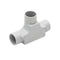 10 Pcs 25Mm Uv Stabilised Inspection Tee Grey