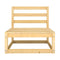10 Piece Garden Lounge Set Solid Pinewood