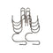 10 Pieces Stainless Steel Hanging Hooks