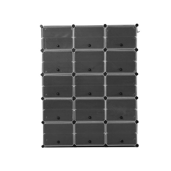10 Tier 3 Column Cube Cabinet Shoe Storage Organiser Rack