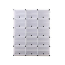10 Tier 3 Column Cube Cabinet Shoe Storage Organiser Rack