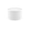 10X 250Ml Clear Hdpe Round Bottle Empty Plastic White Cap Storage