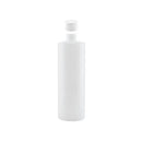 10X 500Ml Clear Hdpe Round Bottle Empty Plastic White Cap Storage