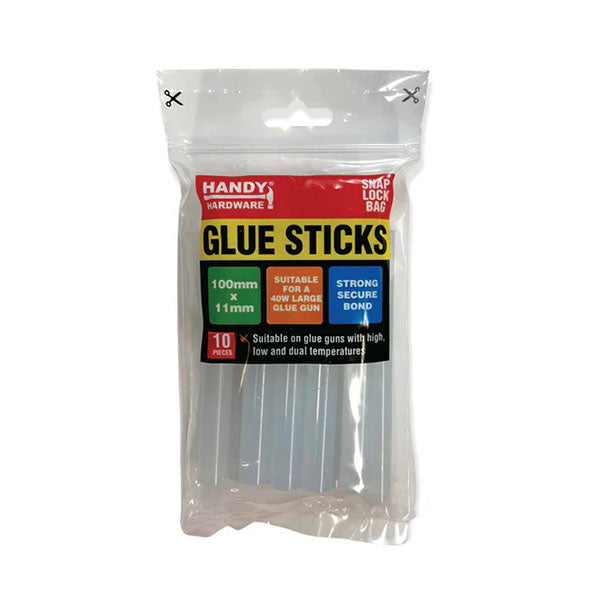 10X Hot Melt Glue Sticks 100Mmx11Mm Clear 10W Gun Craft Stick Adhesive