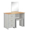 Grey Dressing Table with Mirror and Stool 104x45x131cm