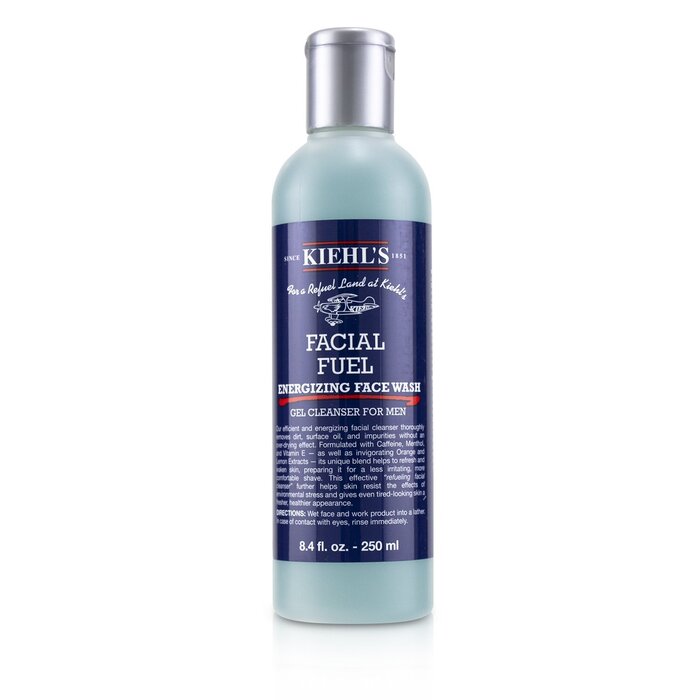 Kiehls Facial Fuel Energizing Face Wash Gel Cleanser 250ml