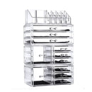 11 Drawers Clear Acrylic Tower Organiser Cosmetic Jewellery Storage