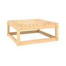 11 Pieces Garden Lounge Set Solid Pinewood
