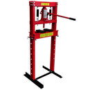 12-Ton Hydraulic Heavy-Duty Floor Shop Press