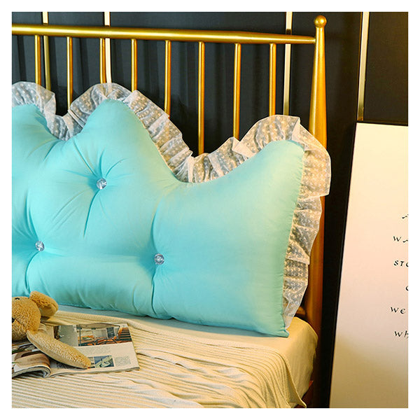 150Cm Light Blue Princess Headboard Pillow