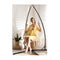 124Cm Outdoor Hammock Chair With Steel Stand Cotton Swing