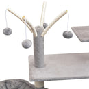 125 Cm Cat Tree With Sisal Scratching Posts - Grey