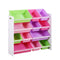 12 Bins Kids Toy Box Organiser Display Shelf Storage Rack Drawer