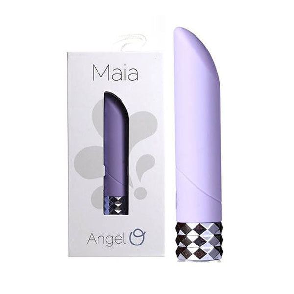 12 Cm Maia Angel Lavender Usb Rechargeable Bullet