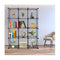 12 Cube Wire Grid Organiser Storage Cabinet Wardrobe Closet Black