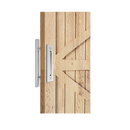 12 Inches Handle Sliding Flush Pull Wood Door Hardware Stainless Steel