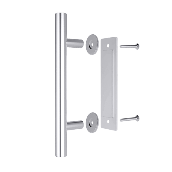 12 Inches Handle Sliding Flush Pull Wood Door Hardware Stainless Steel