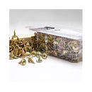 12Mm Button Head Needle Point Screws 8G Pack