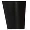 12oz Disposable Triple Wall Black Coffee Paper Cups With Lids