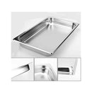 12 Pcs Gastronorm Full Size 15Cm Deep Stainless Steel Tray With Lid
