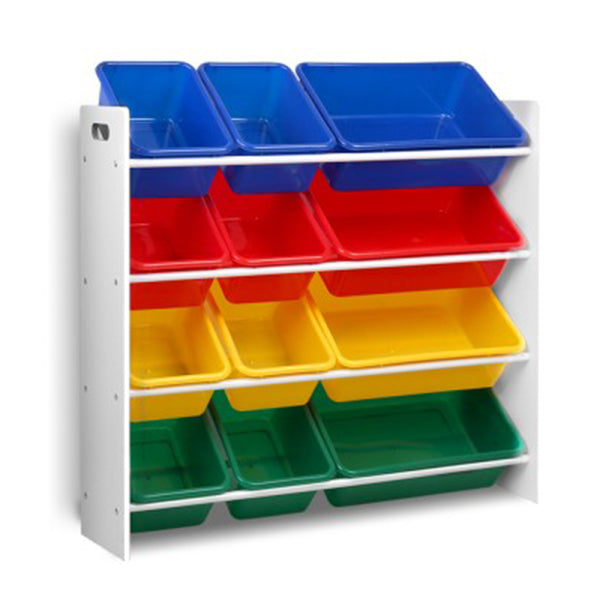 12 Bin Toy Organizer Storage Rack