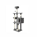 130 Cm Pawz Cat Tree Scratching Post Tower Condo Wooden Toy
