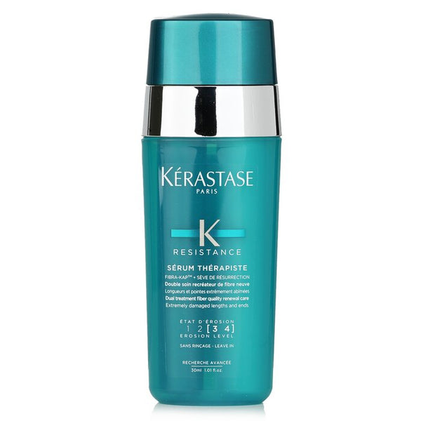 Kerastase Resistance Serum Therapiste Dual Treatment Fiber Quality Renewal Care Extremely Damaged Lengths And Ends 30Ml