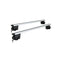 Universal Car Roof Rack Aluminium Cross Bars Adjustable 126Cm Silver Upgraded