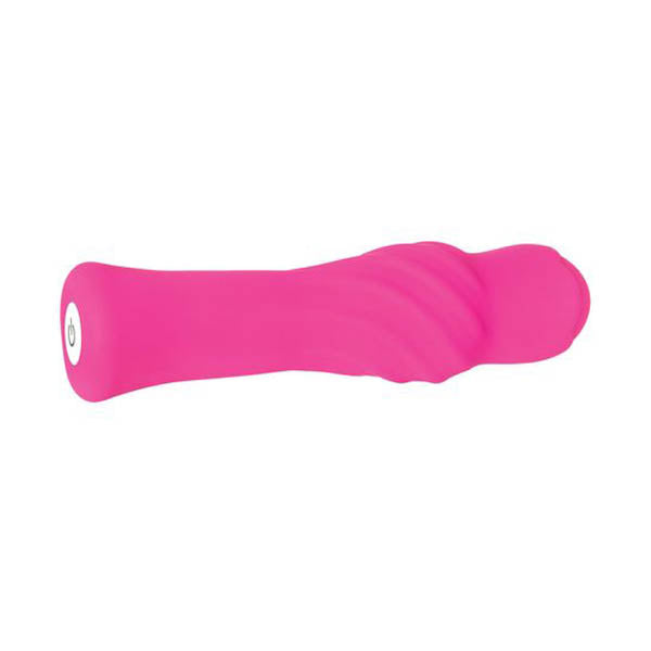 13 Cm Evolved Twist And Shout Usb Rechargeable Vibrator Pink