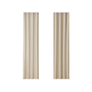 2X Blockout Curtains Blackout Window Curtain Eyelet Beige