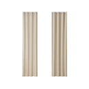 2X Blockout Curtains Blackout Window Curtain Eyelet Beige