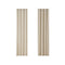 2X Blockout Curtains Blackout Window Curtain Eyelet Beige