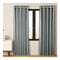 2X Blockout Curtains Blackout Window Curtain Eyelet Shine Grey