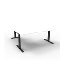 1500Mm Corner Workstation Natural White And Black