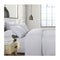 1500Tc 6Pcs Combo And 2 Pack Pillows Bedding Set Queen White