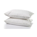 1500Tc 6Pcs Combo And 2 Pack Pillows Bedding Set Queen White