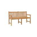 150 Cm Garden Bench Solid Teak Wood